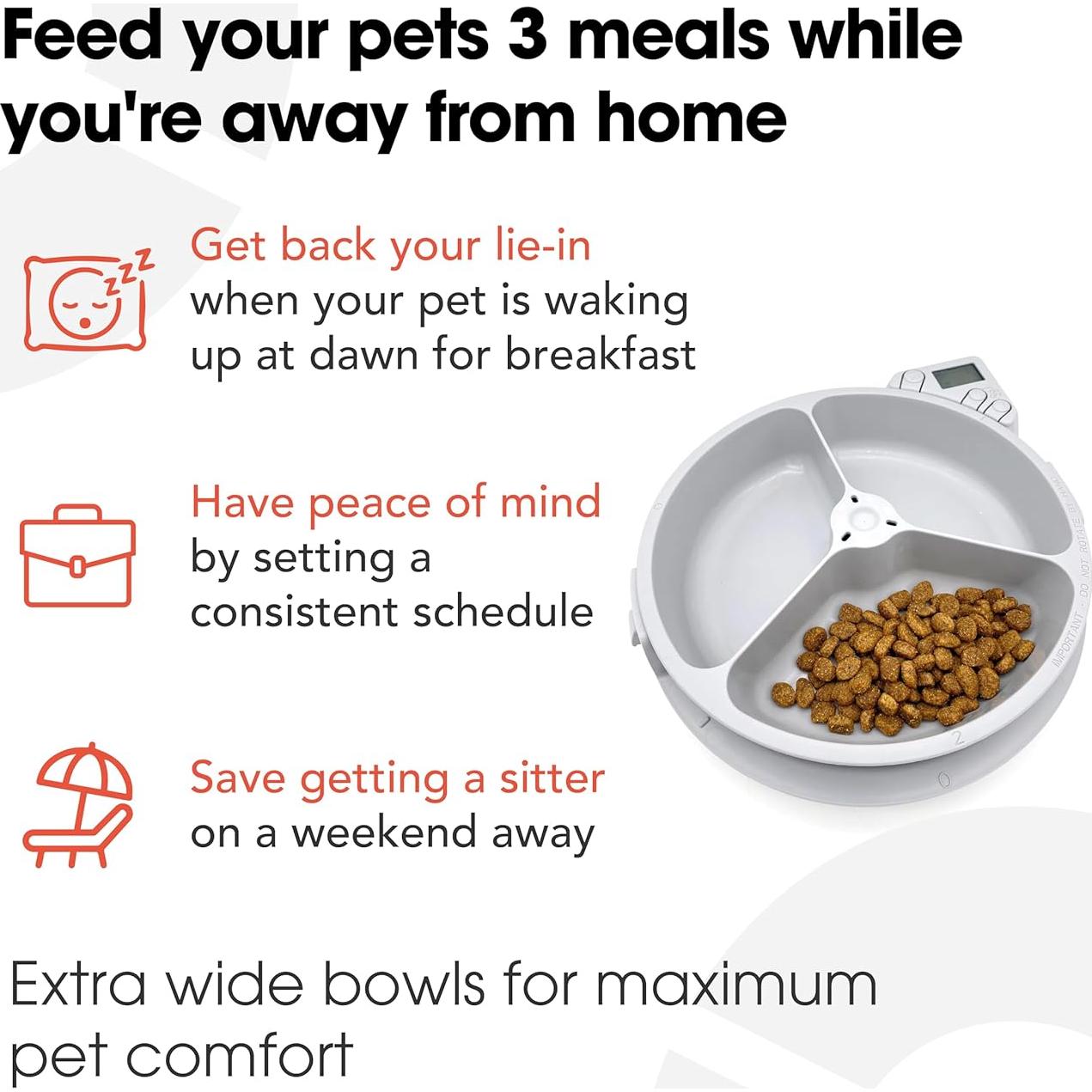 Comedero Automático Cat Mate C300 para Perros y Gatos