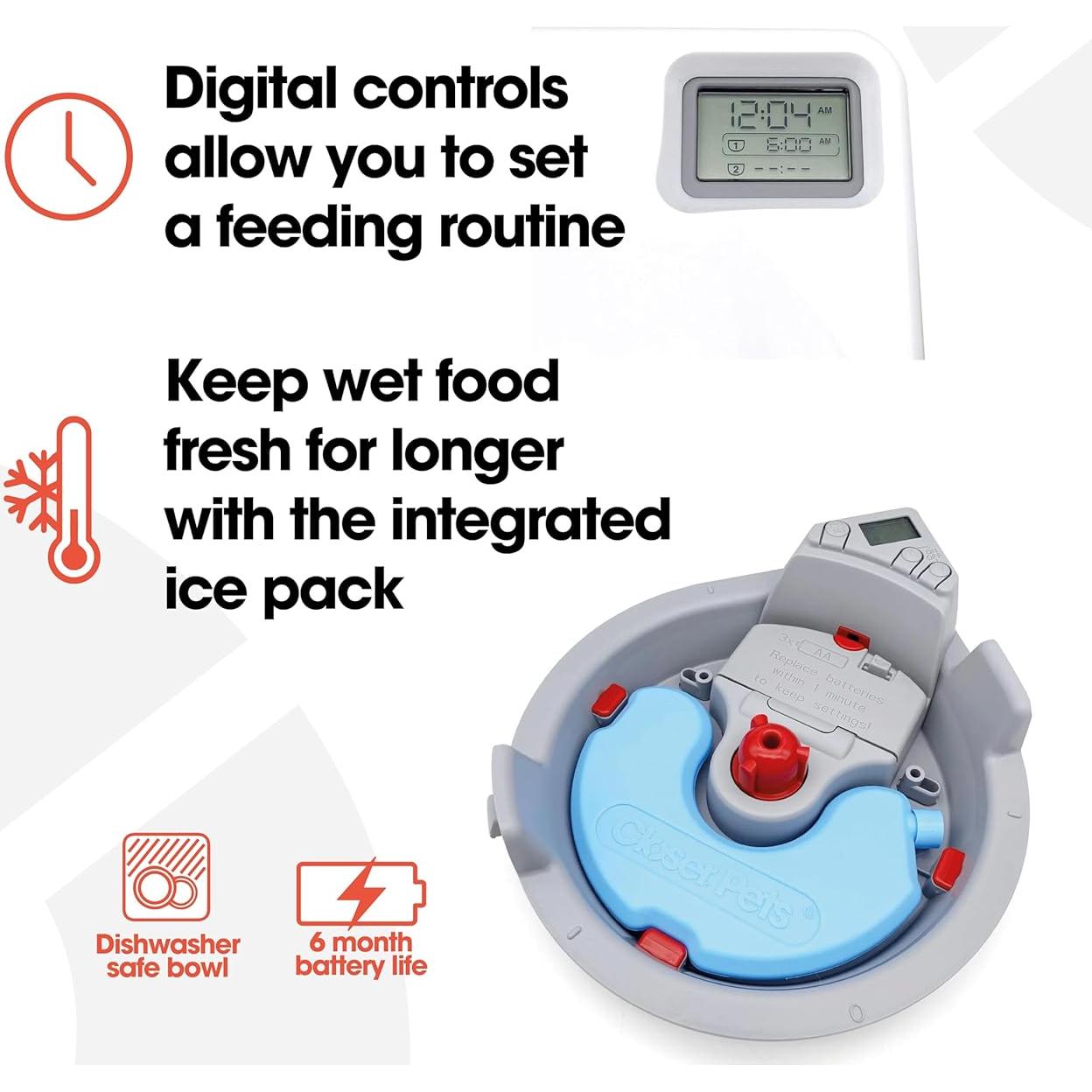 Comedero Automático Cat Mate C300 para Perros y Gatos