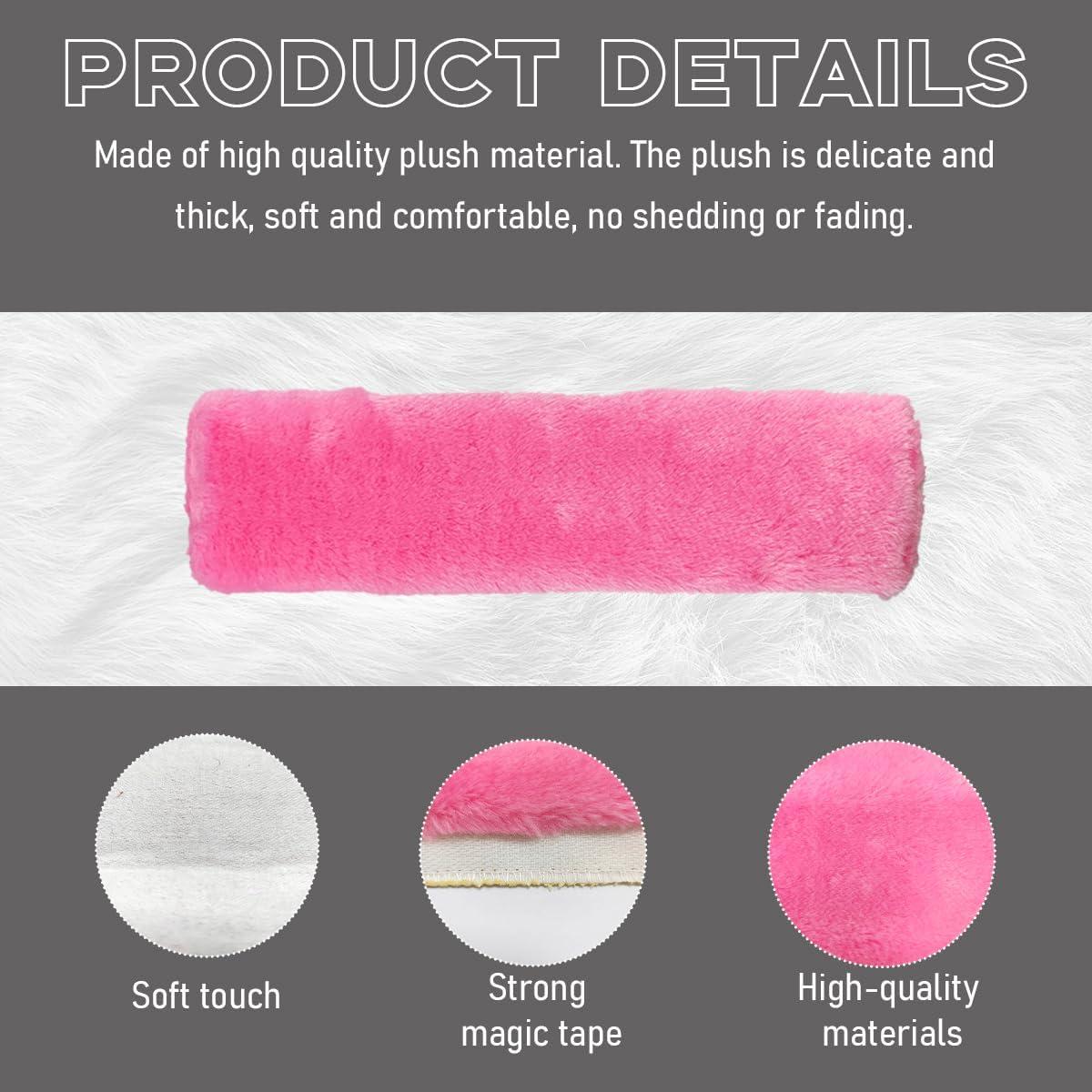 Almohadillas para Cinturón de Seguridad Suvnie 2 PCS Rosa