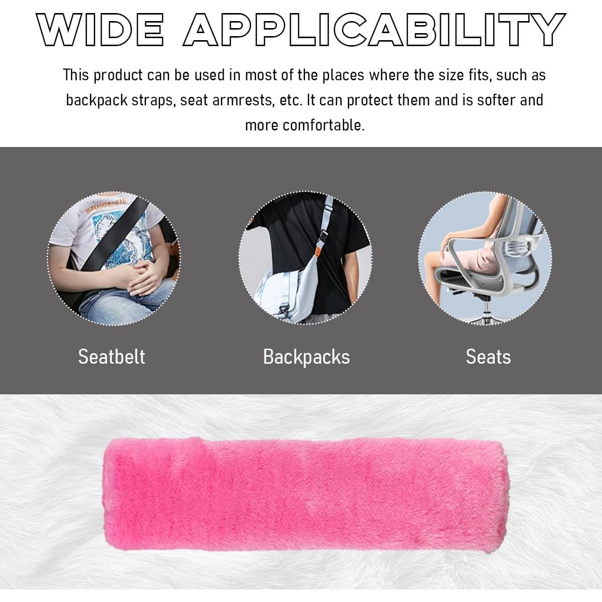 Almohadillas para Cinturón de Seguridad Suvnie 2 PCS Rosa