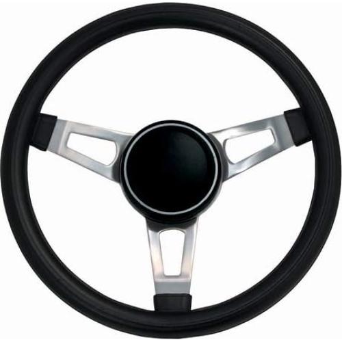 Volante Grant 846 Clásico 38.1cm Negro 3 Rayos con Claxon