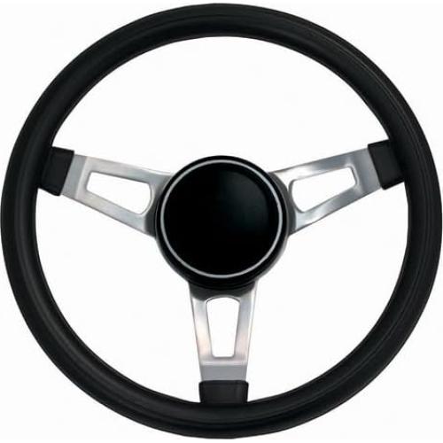 Volante Grant 846 Clásico 38.1cm Negro 3 Rayos con Claxon