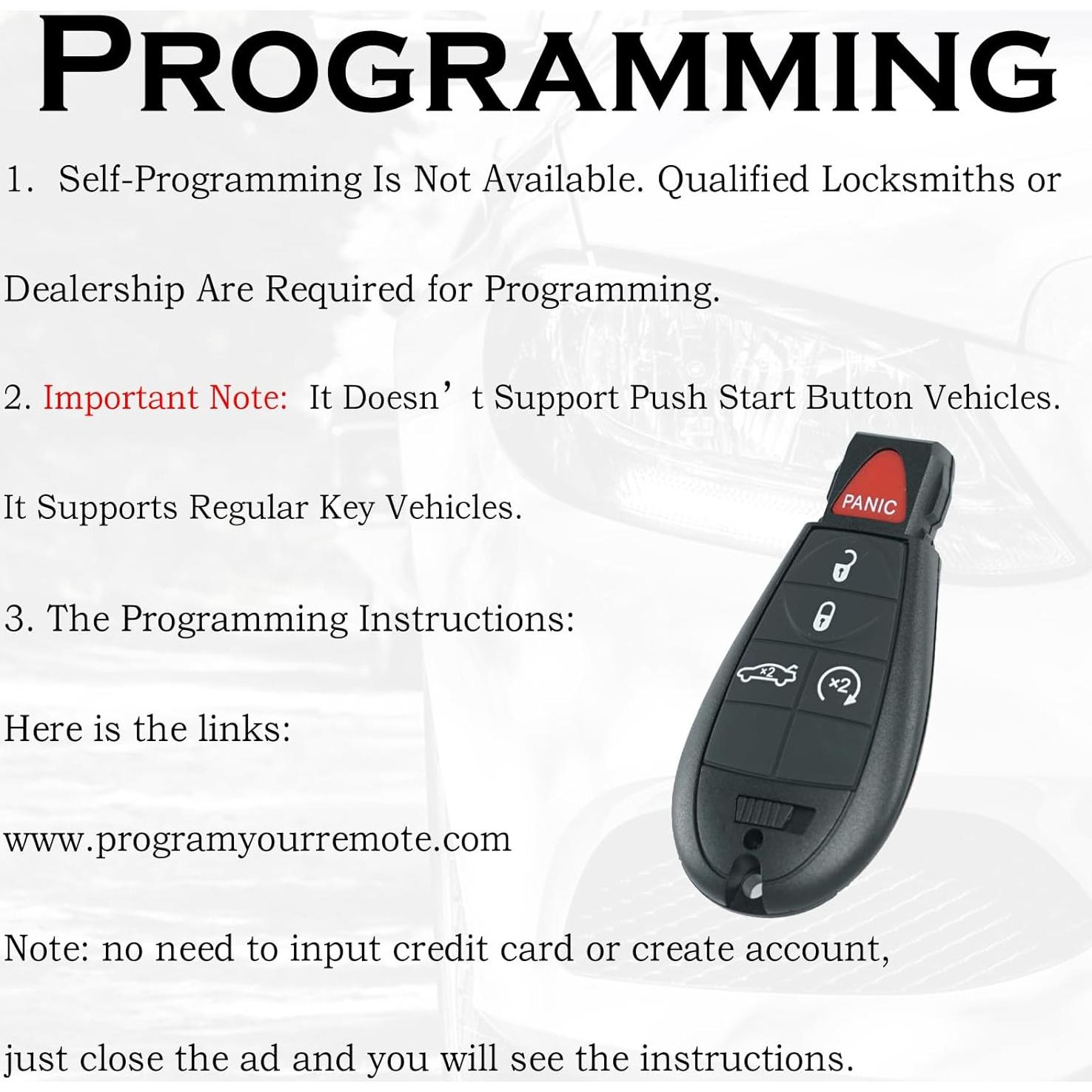 Control Remoto Entrada Sin Llave Supaland Dodge Dart 2013-2016