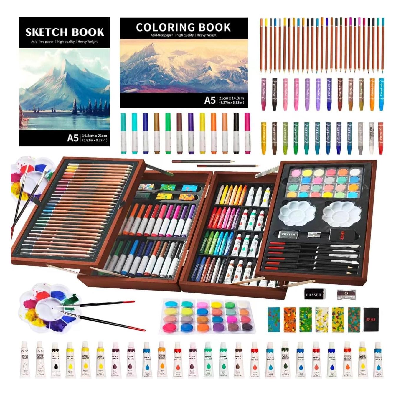Kit de Arte KINSPORY L137 con 139 Suministros Creativos