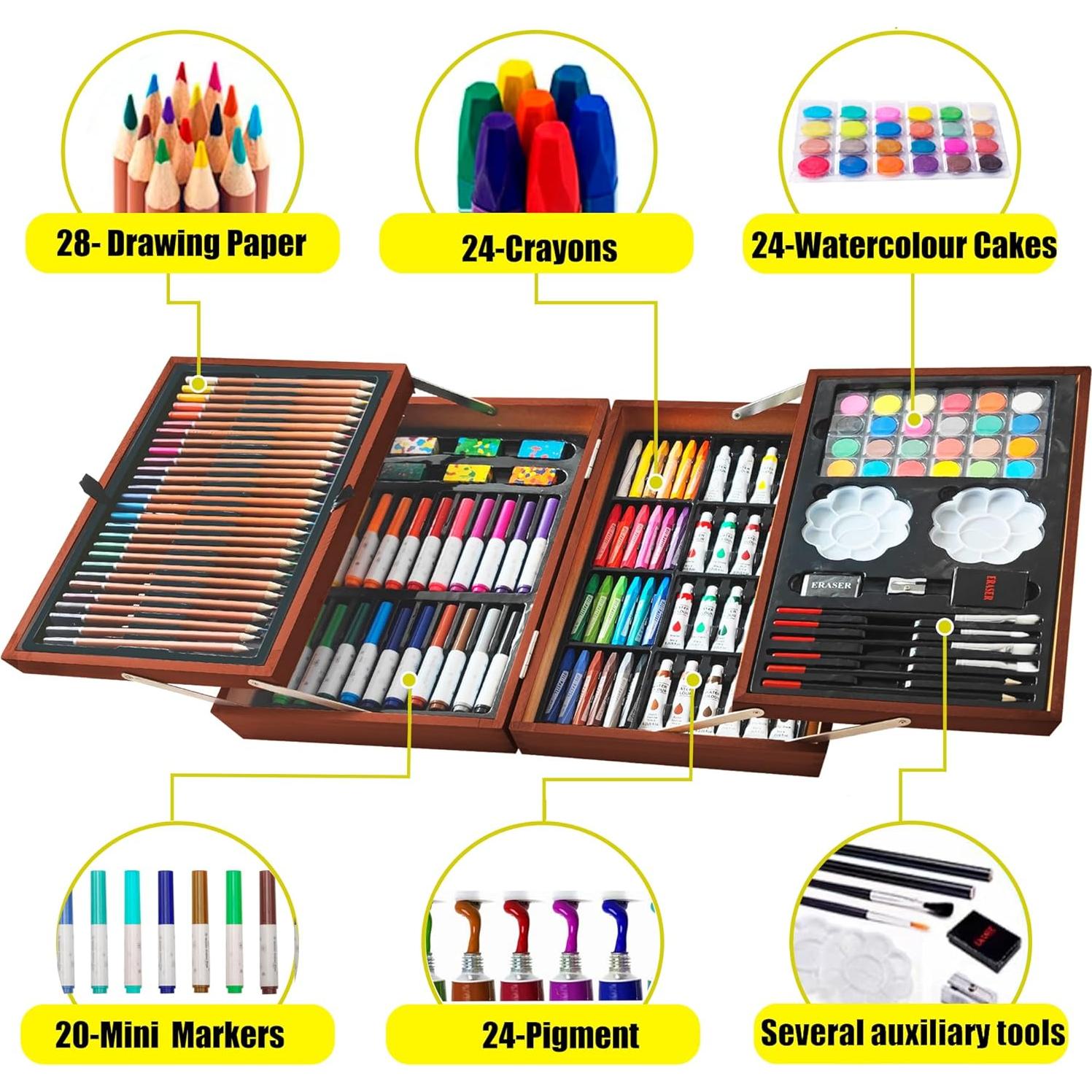 Kit de Arte KINSPORY L137 con 139 Suministros Creativos