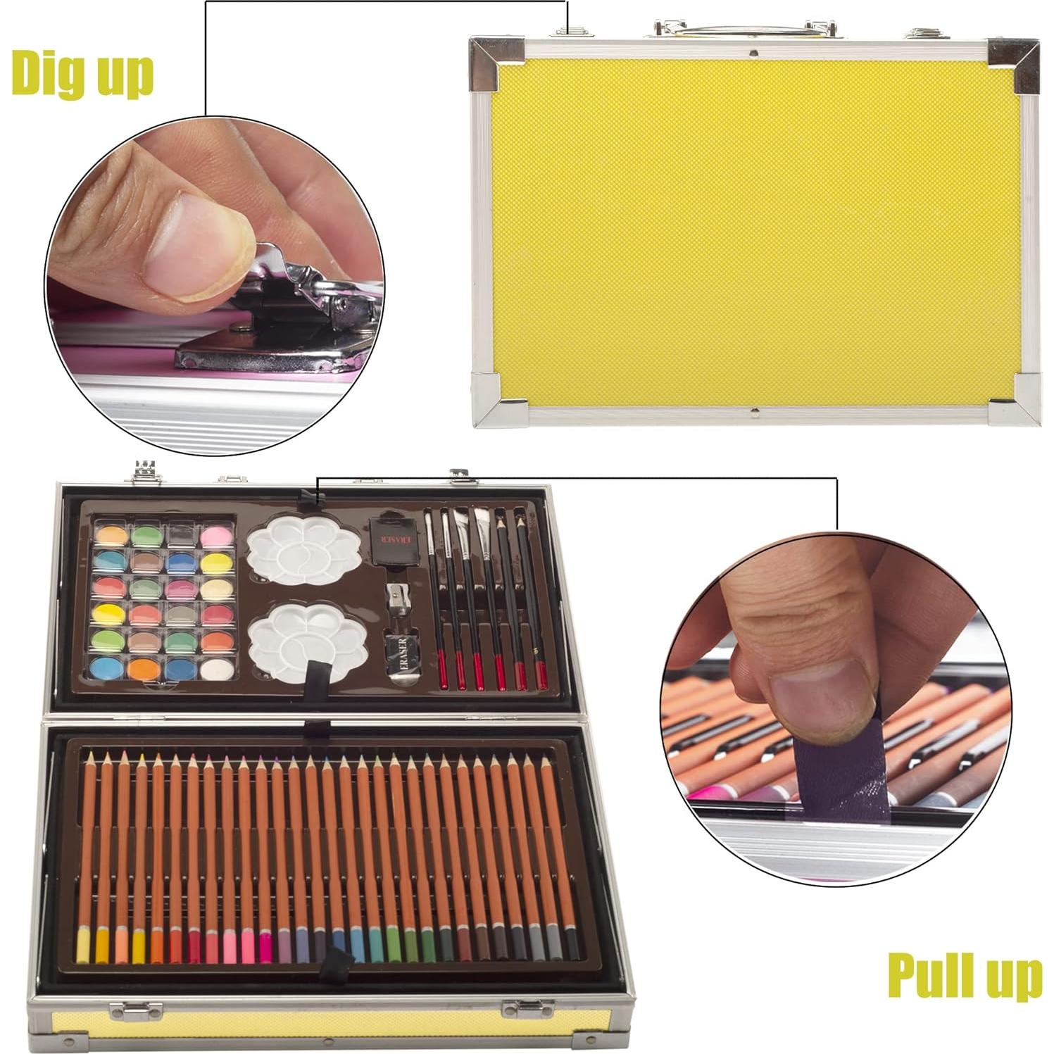 Set de Arte KINSPORY 139 Piezas Dibujo y Pintura Deluxe