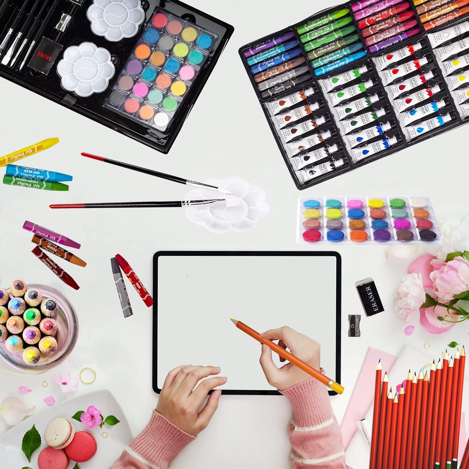 Set de Arte KINSPORY 139 Piezas Dibujo y Pintura Deluxe