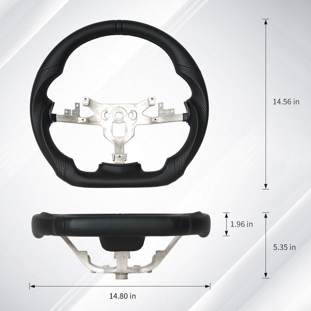 Volante de cuero JIANGGAI 15" para Chevy Corvette C6 2006-2011