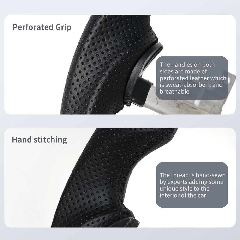 Volante de cuero JIANGGAI 15" para Chevy Corvette C6 2006-2011