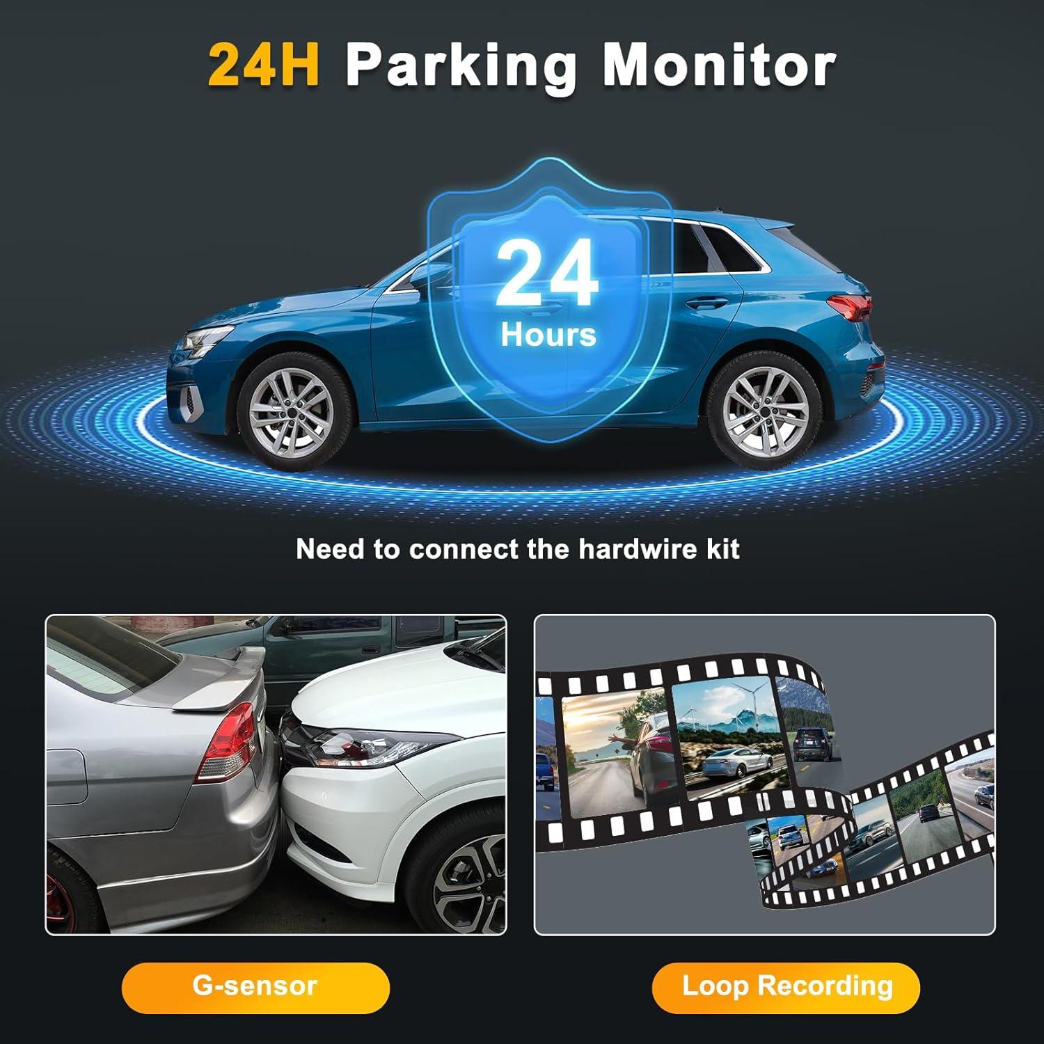 Cámara Dash WiFi 1080P Aquota X16 con Tarjeta 32GB