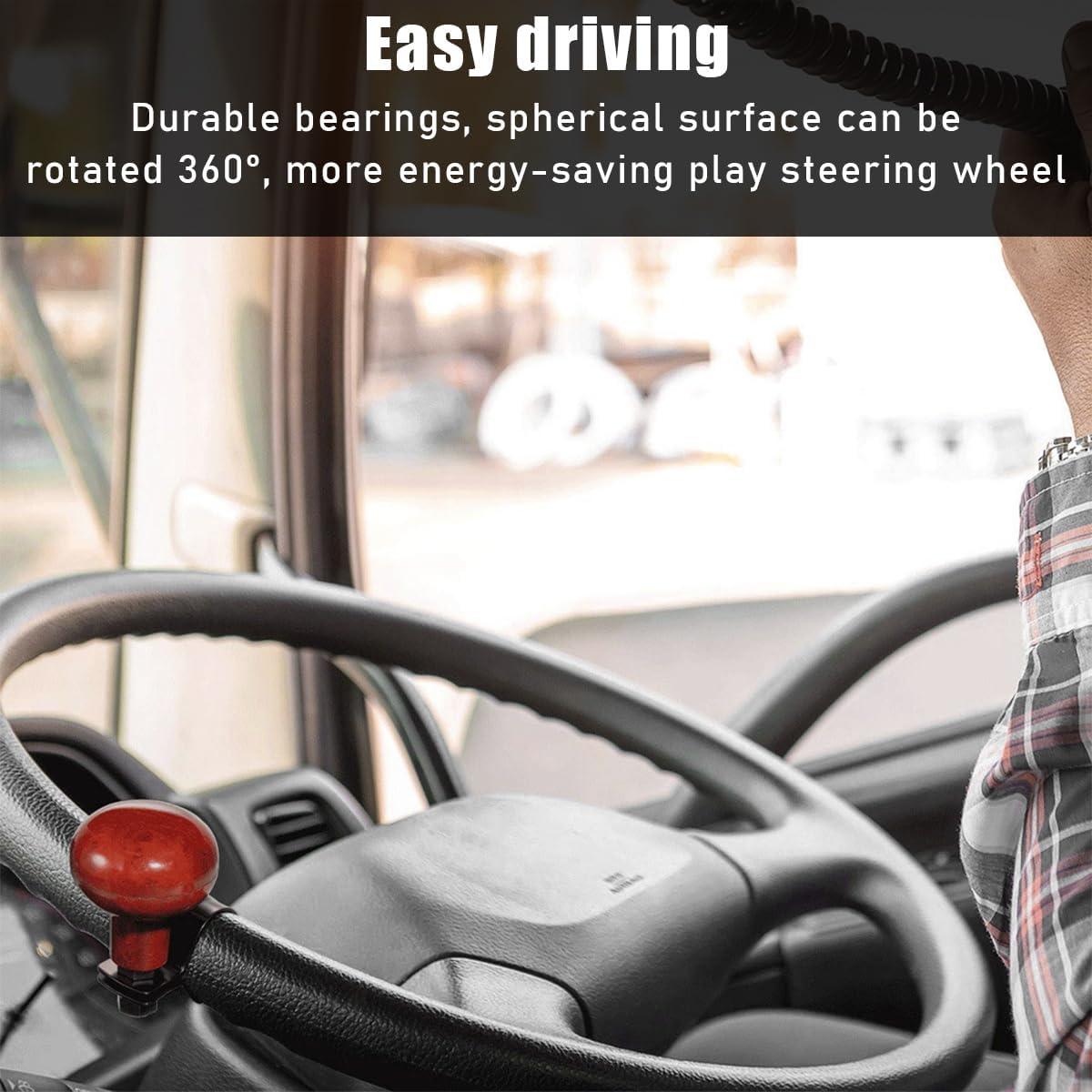 Perilla de Volante de Madera Yourkar - Antideslizante Universal