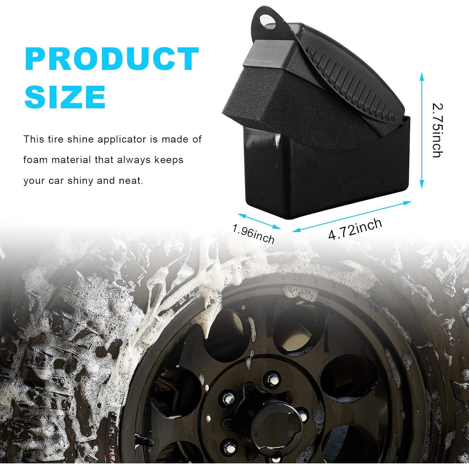 Aplicador de Acabado para Neumáticos Augeny - Esponja Reutilizable