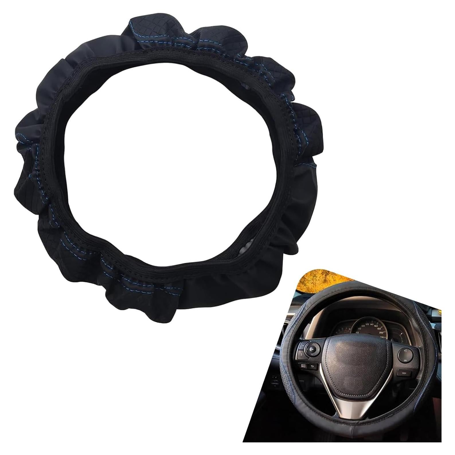 Cubierta de Volante DACIRTY Doble Círculo Microfibra 38cm