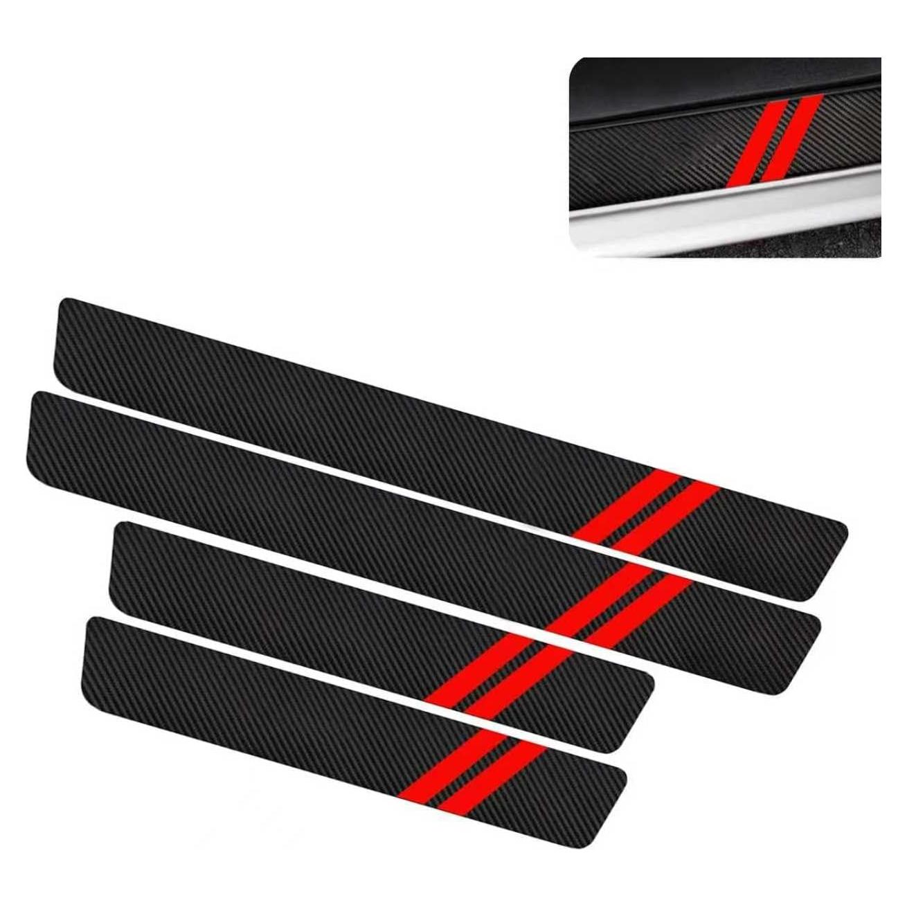 Protector de Umbral de Puerta Titgoes 4 PCS Rojo a Prueba de Agua