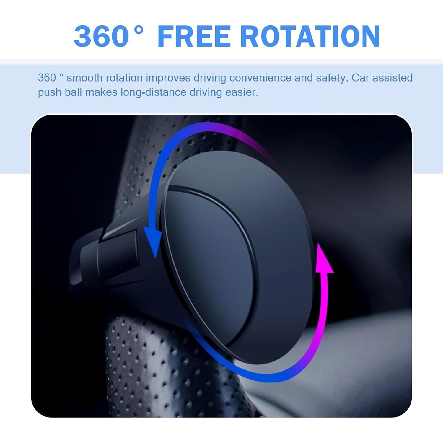 Bola de Refuerzo para Volante Dogary DOGZLQ2201BL, 360°