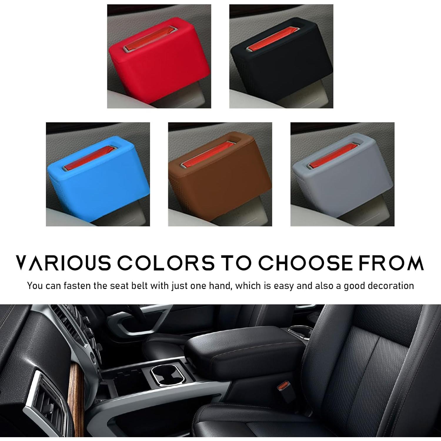 Soporte de Hebilla de Cinturón de Seguridad Ohleats Gris