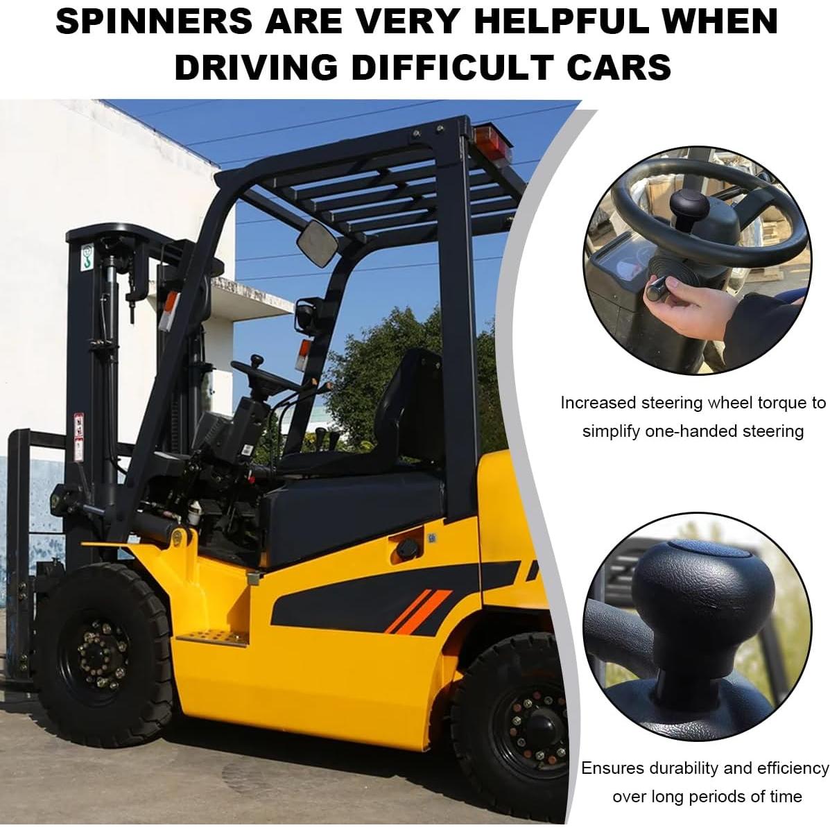 Perilla de Volante Antideslizante DXNQ Universal 7.8x5 cm