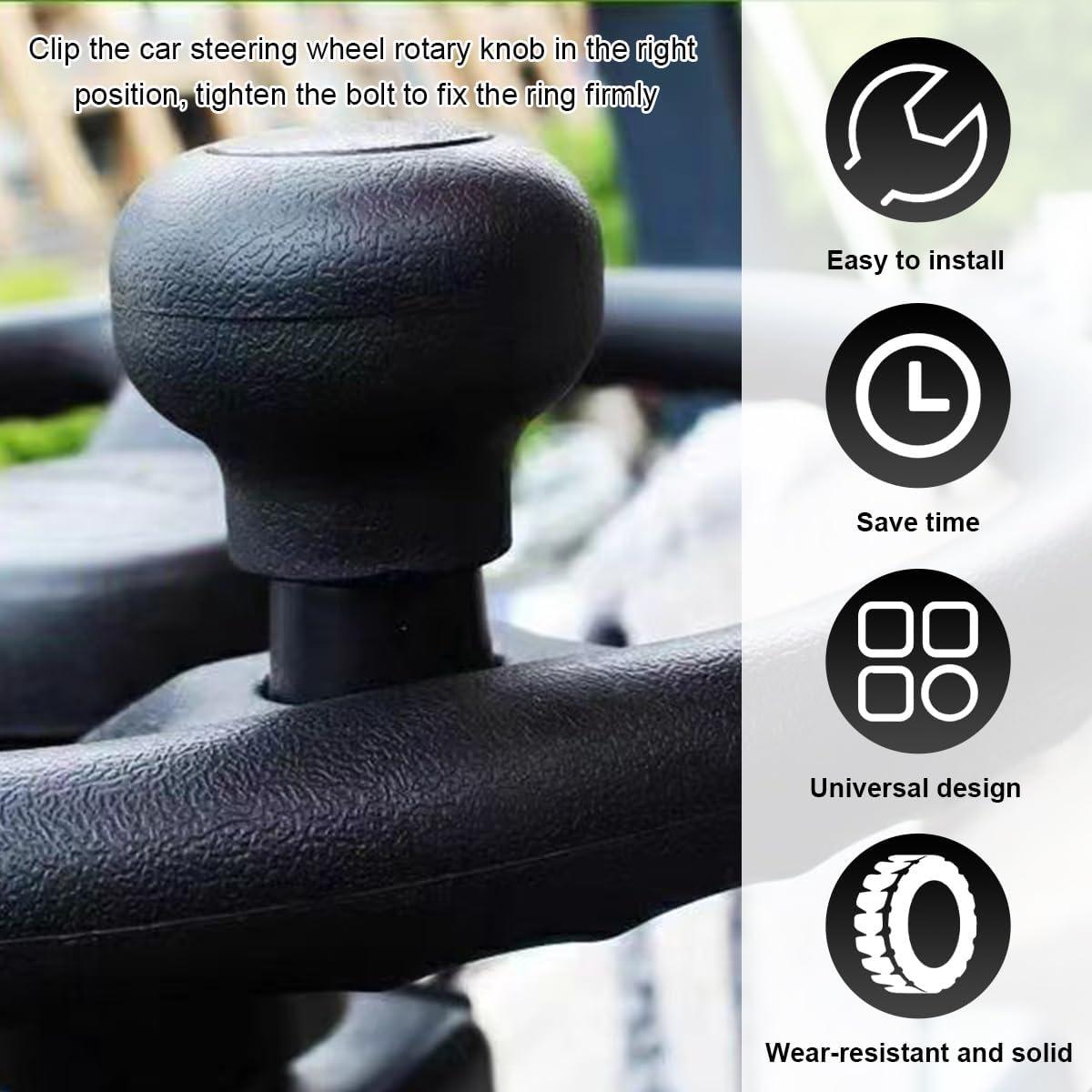 Perilla de Volante Antideslizante DXNQ Universal 7.8x5 cm