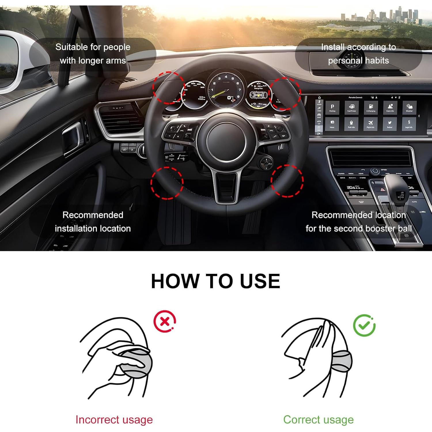 Girador de Volante Sbulhia 360° Antideslizante Universal
