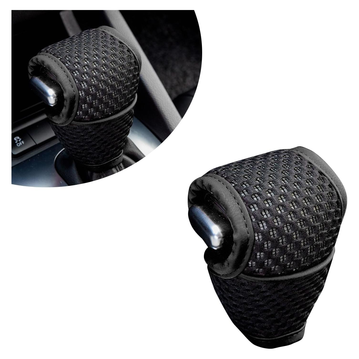 Cubierta de Palanca de Cambios Awlbed 1 PC Negra 5D Antideslizante