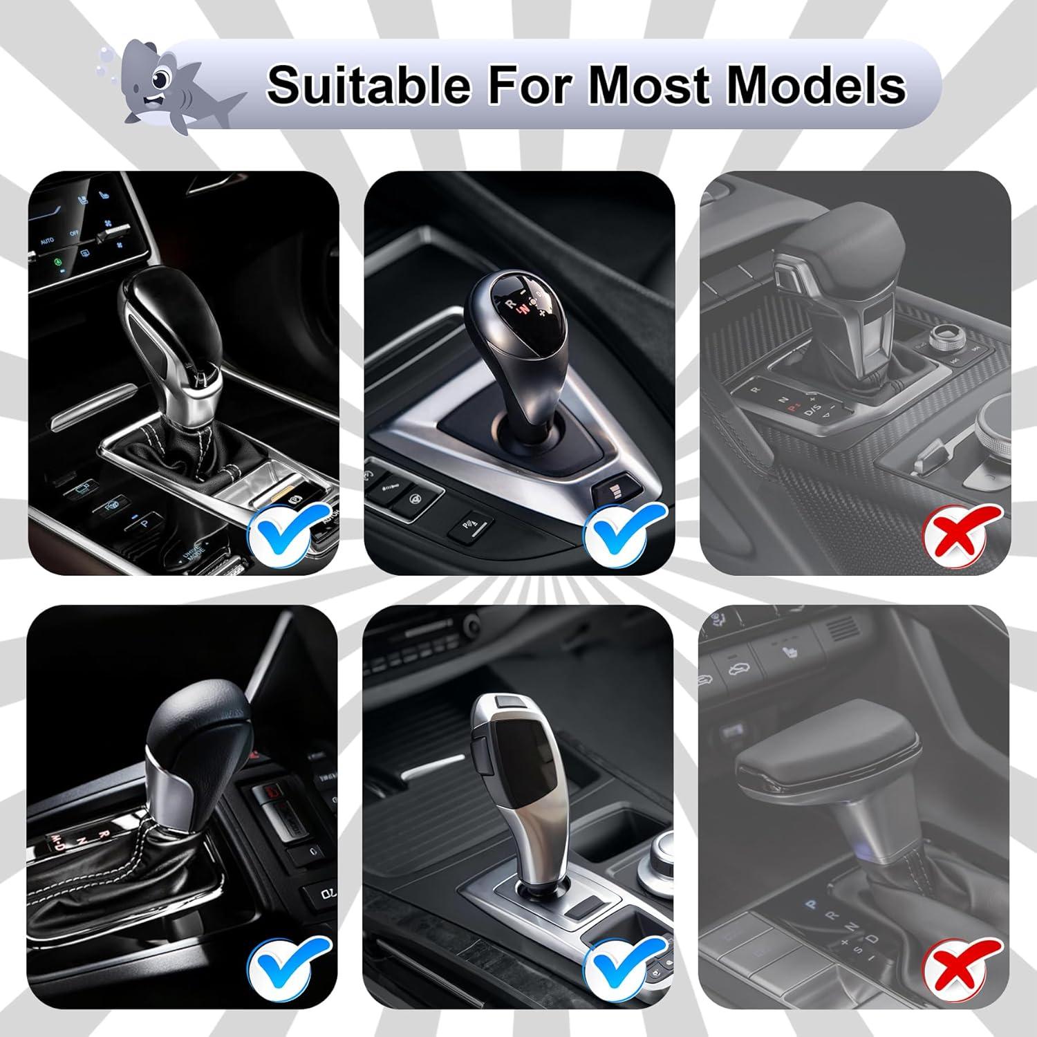 Funda de Cambio de Marchas SINGARO Negra Universal para Coche