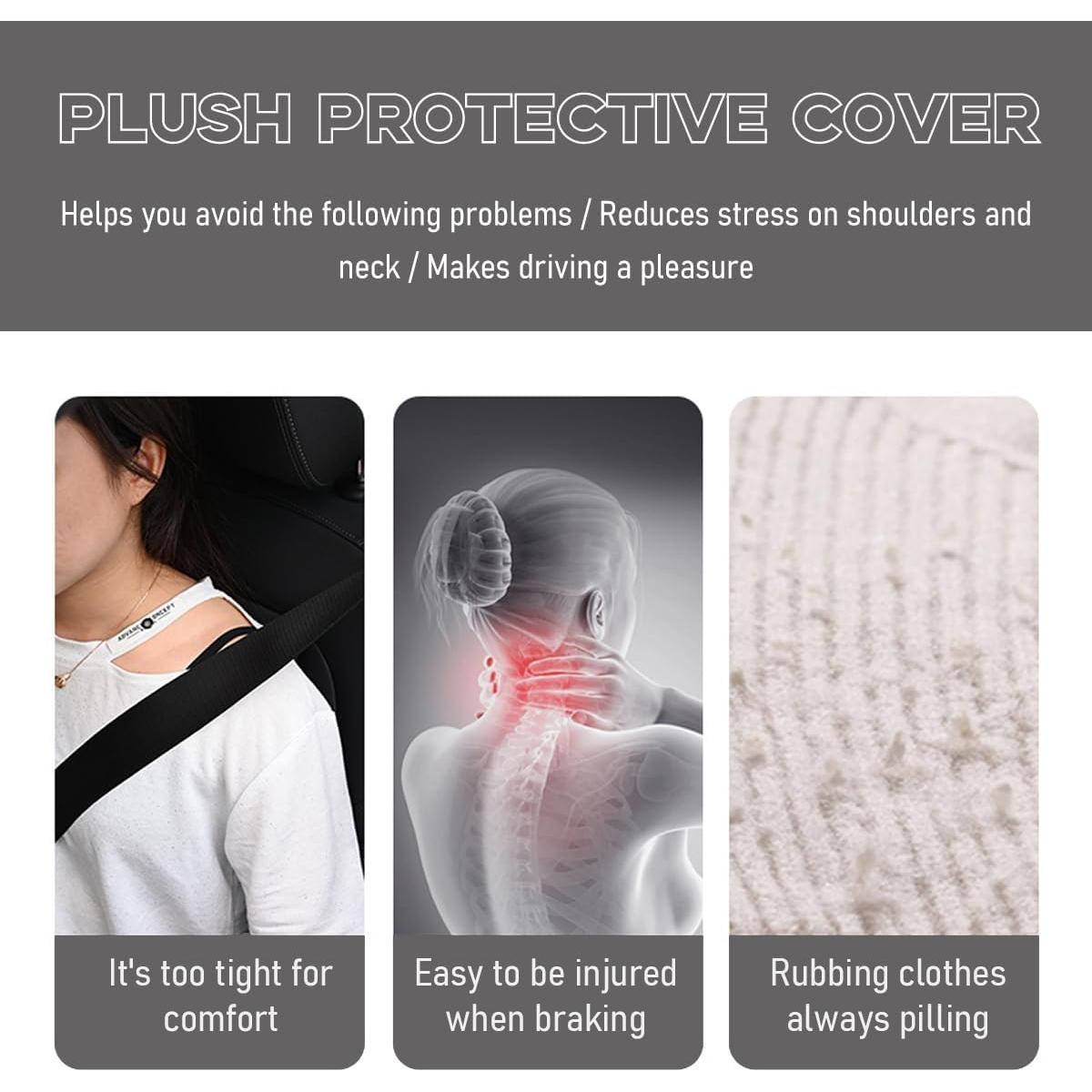 Almohadillas para el Hombro del Cinturón de Seguridad Suvnie 2 PCS