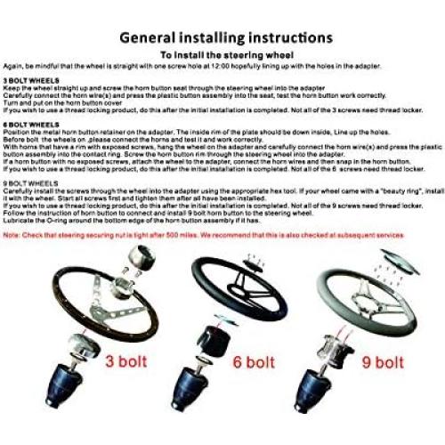 Volante de madera Flashpower 38.1 cm remachado con claxon