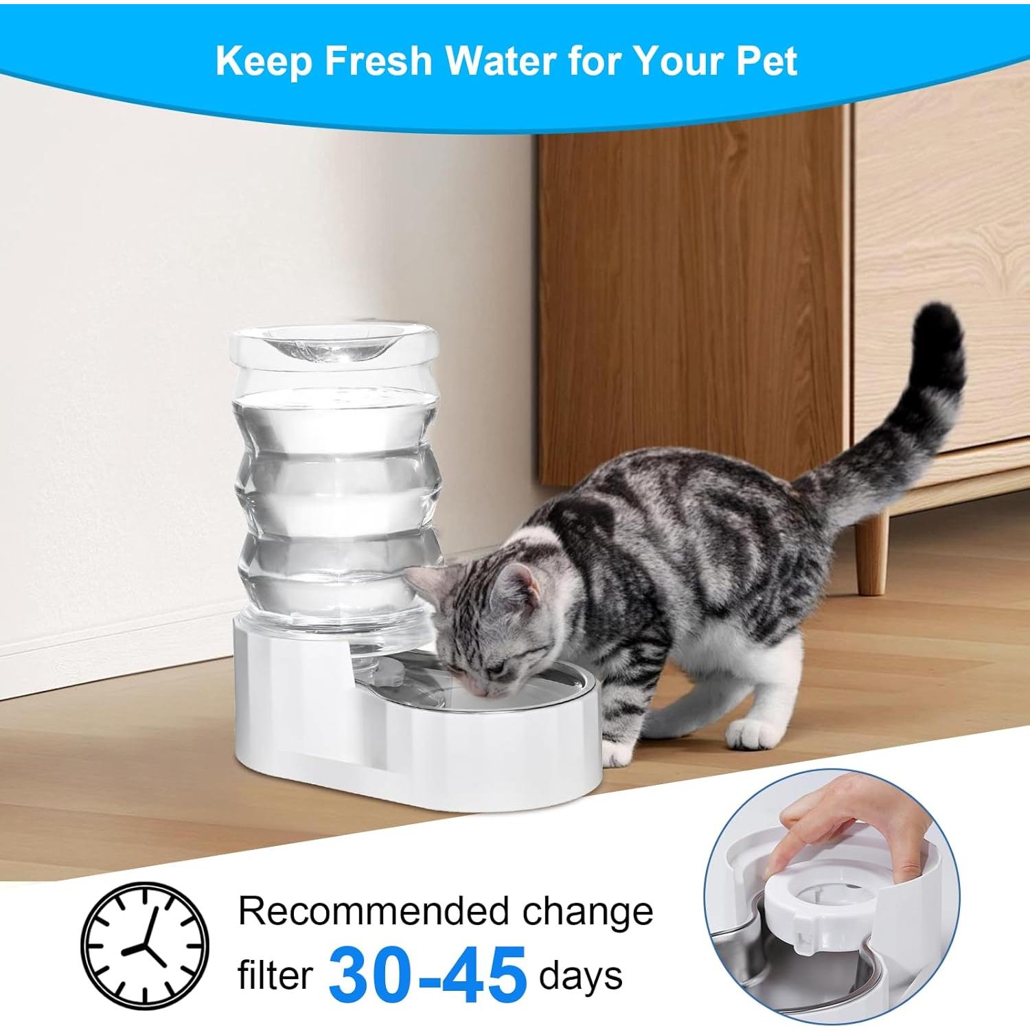 Filtros de Agua para Mascotas Gumike 8 Paquetes Triple Filtración