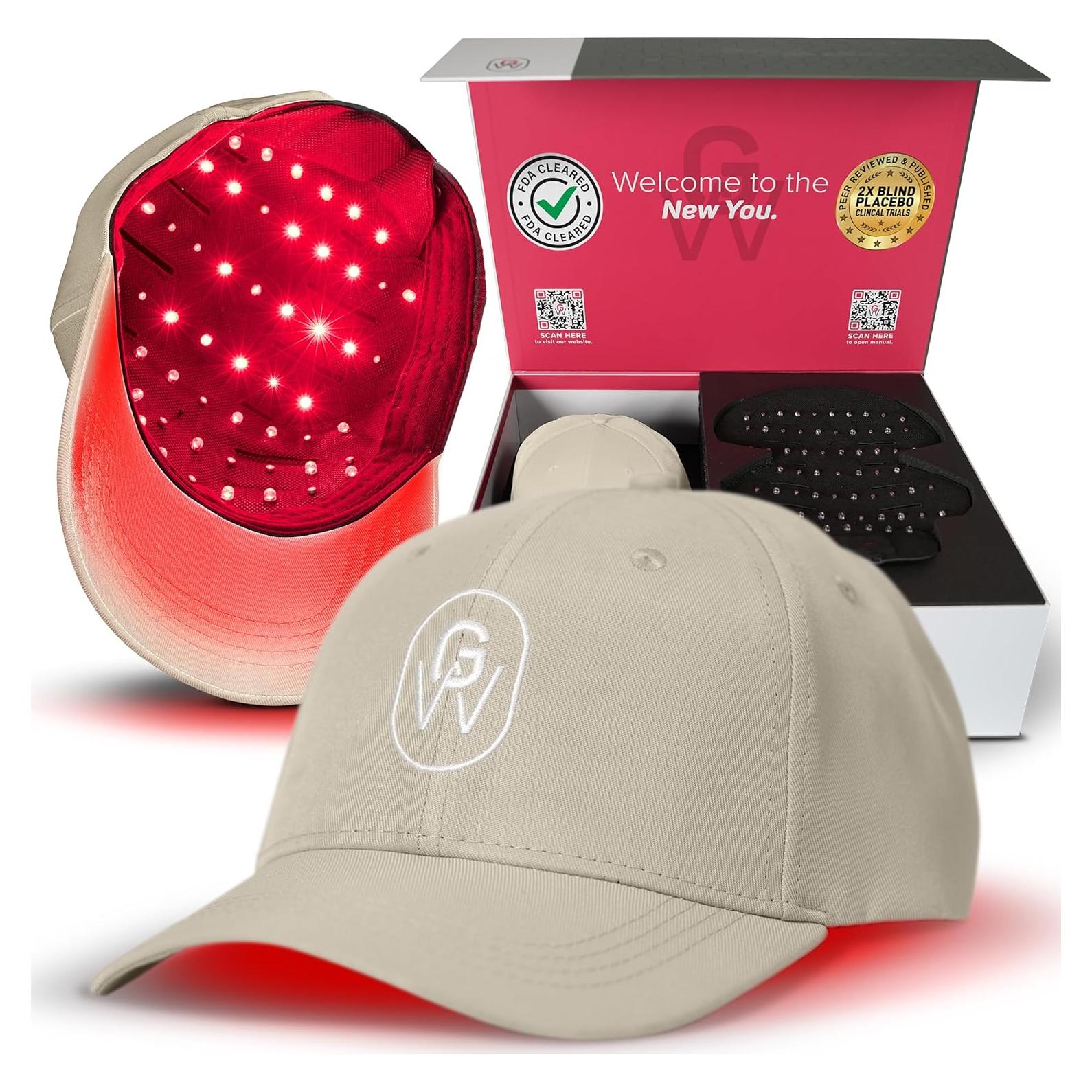 Gorro de Crecimiento Capilar GroWell - Luz Roja 650 nm
