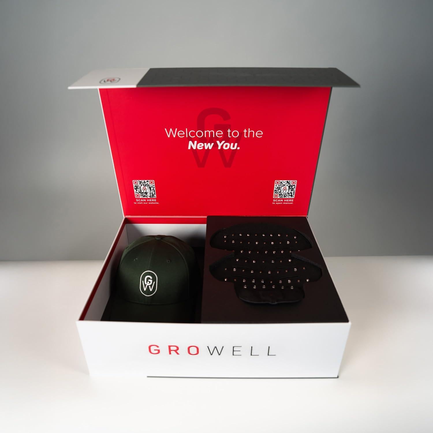 Gorro de Crecimiento Capilar GroWell - Luz Roja 650 nm