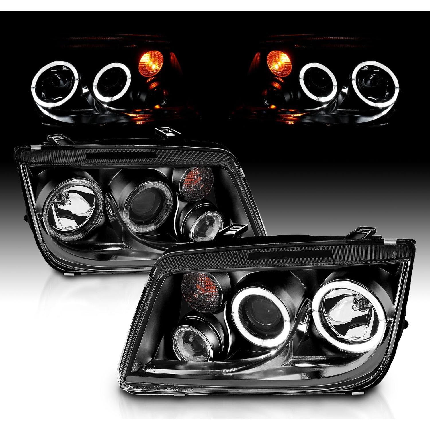 Juego de Faros Proyector LED AmeriLite para VW Jetta 1999-2005