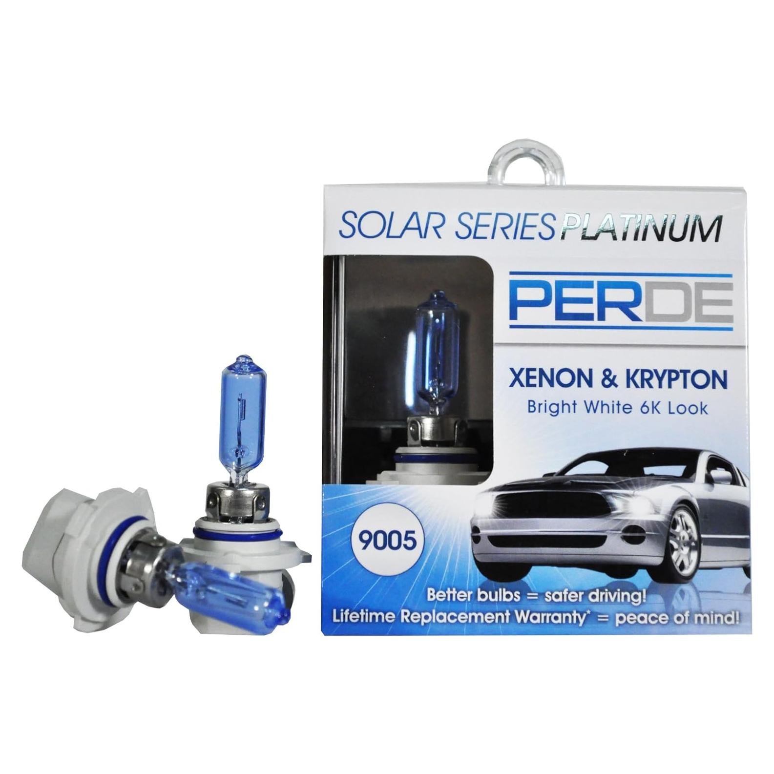 Juego de Bombillas Halógenas PERDE 9005 para Faros Automotrices