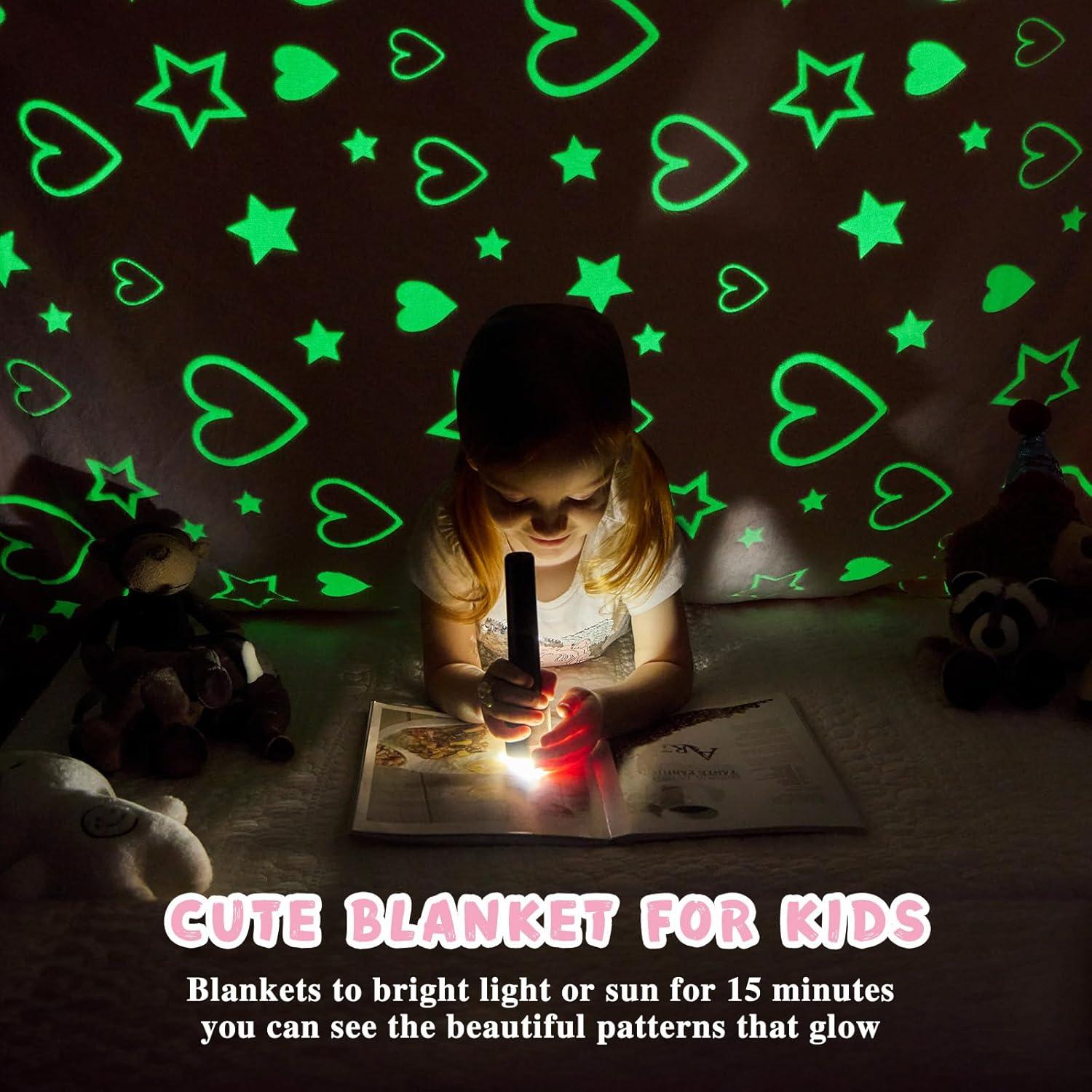 Manta Rosa Brillante inhand 101x152 cm para Niñas