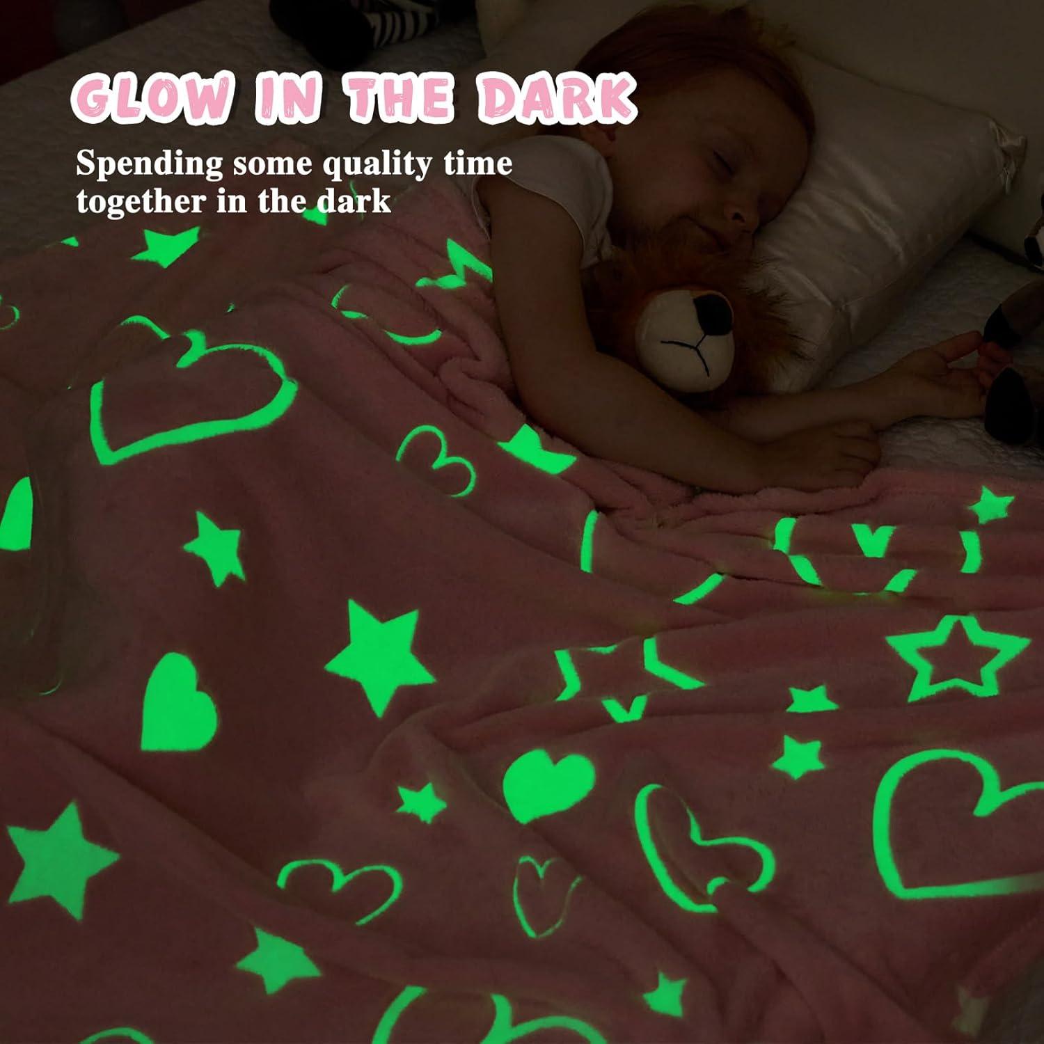 Manta Rosa Brillante inhand 127x152 cm para Niñas