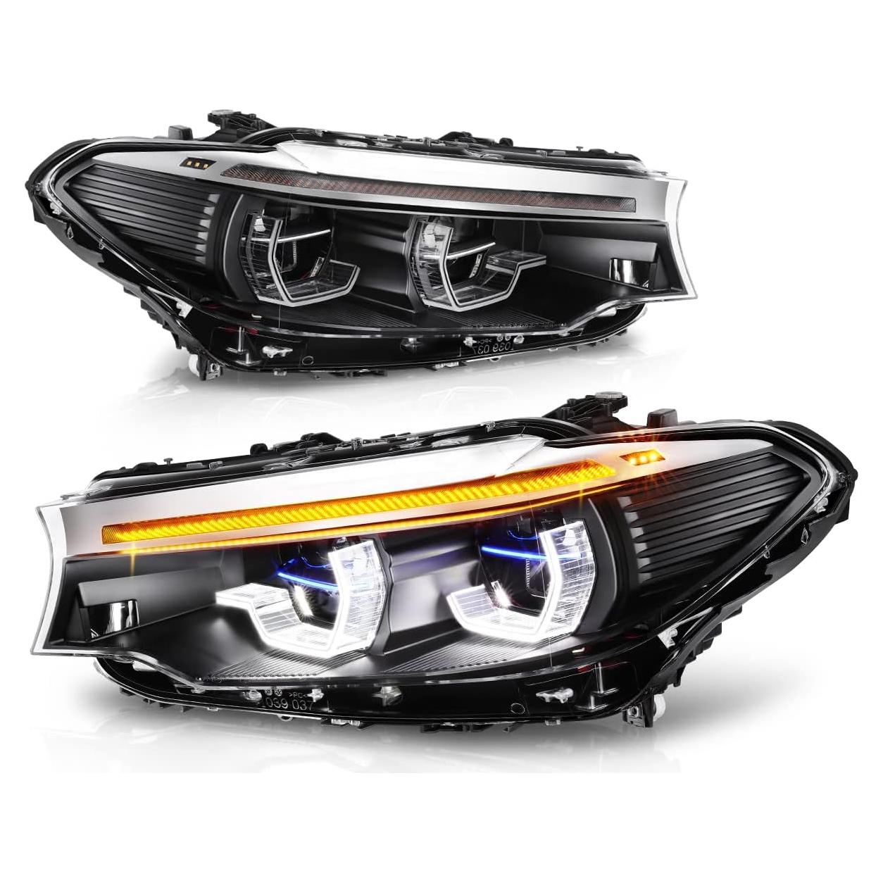Faros Proyector U-Halo LED 3 Etapas DNA MOTORING BMW G30 2017-2020