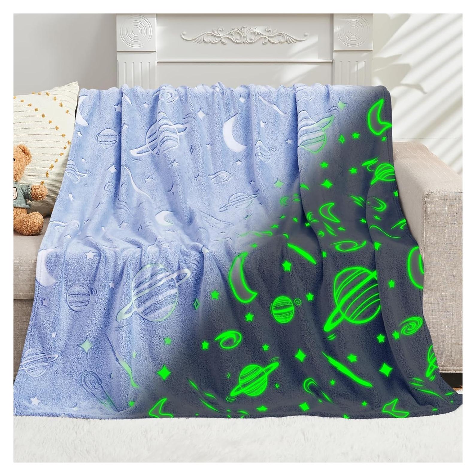 Manta Brillante inhand 101.6x152.4 cm Espacio Azul