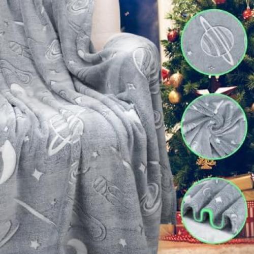 Manta Brillante Inhand Gris 127x152 cm para Niños