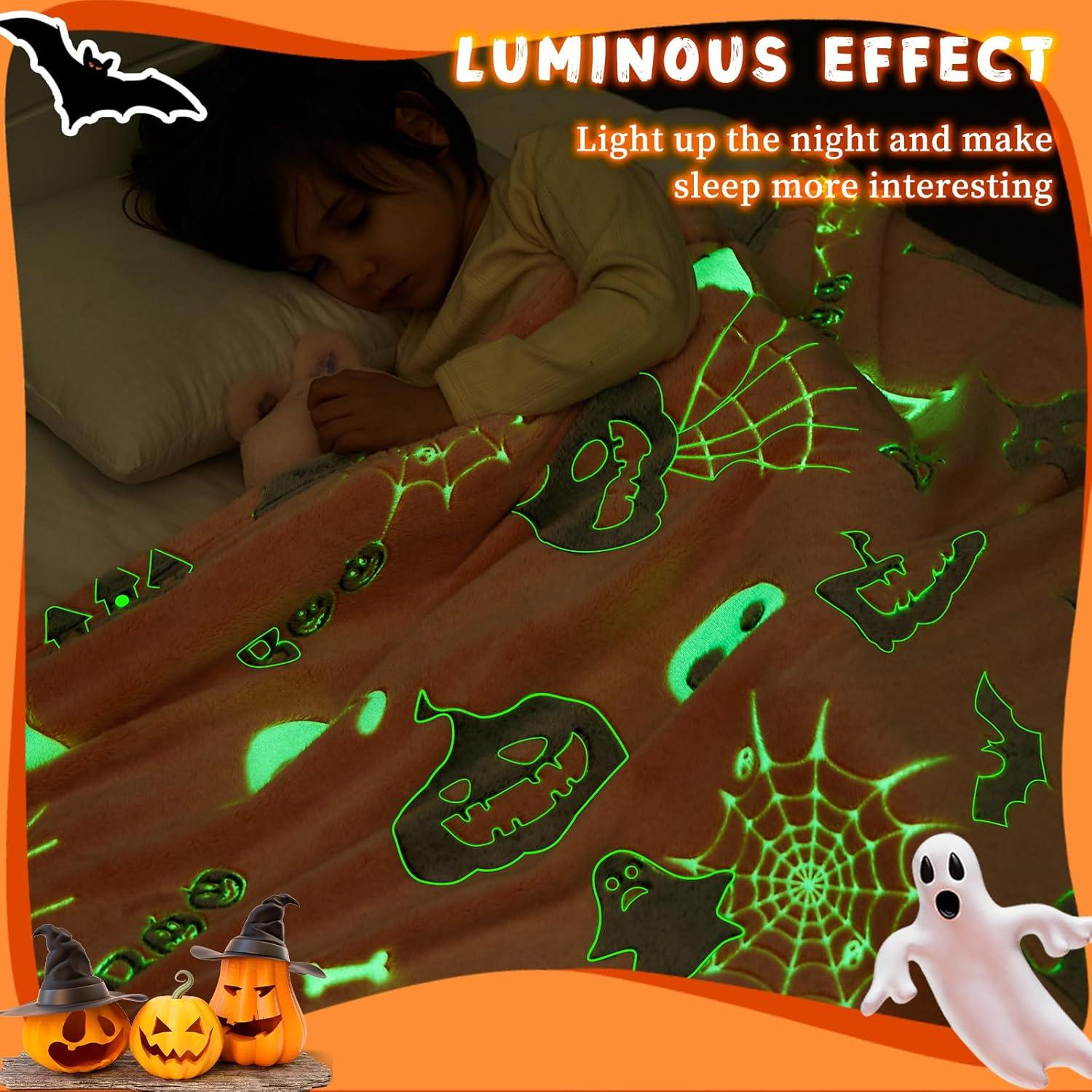Manta Halloween Inhand 130x150 cm Brilla en la Oscuridad