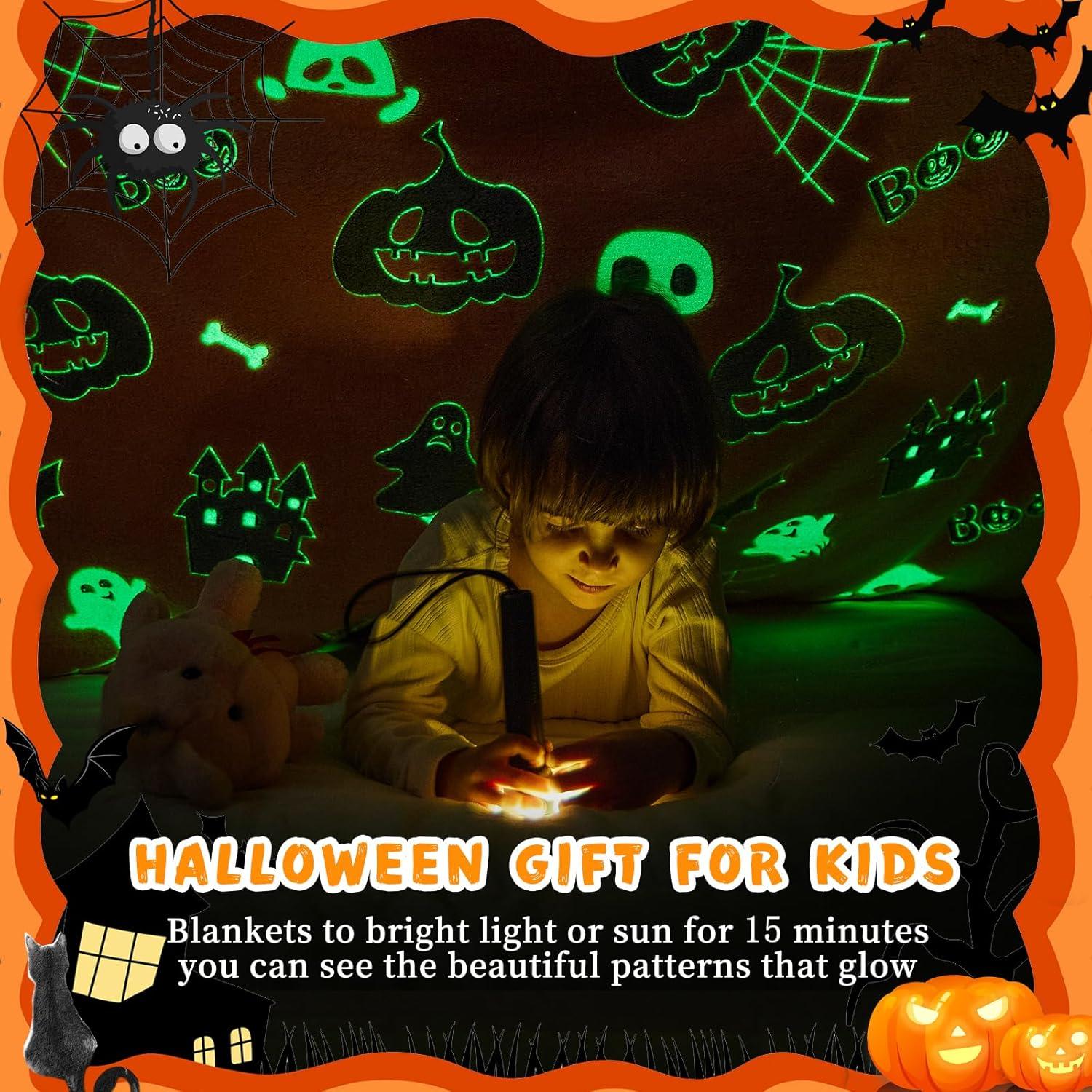 Manta Halloween Inhand 130x150 cm Brilla en la Oscuridad