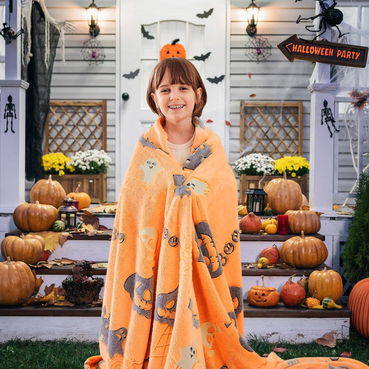 Manta Halloween Inhand 130x150 cm Brilla en la Oscuridad