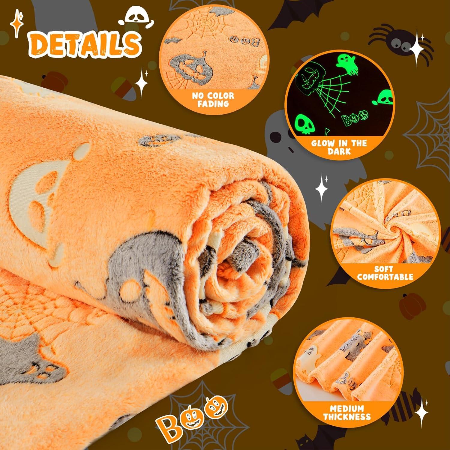 Manta Halloween Inhand 130x150 cm Brilla en la Oscuridad