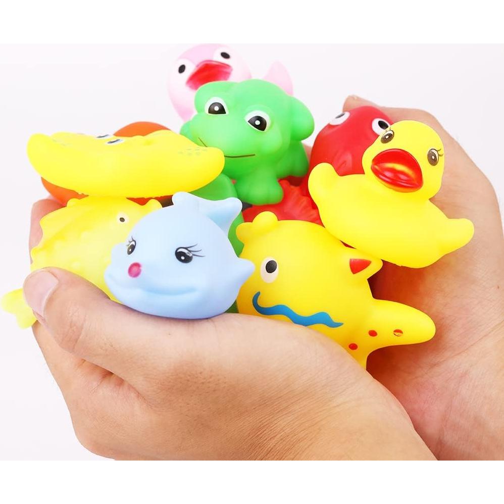 Juego de 18 Juguetes de Baño Manmel Animales Marinos