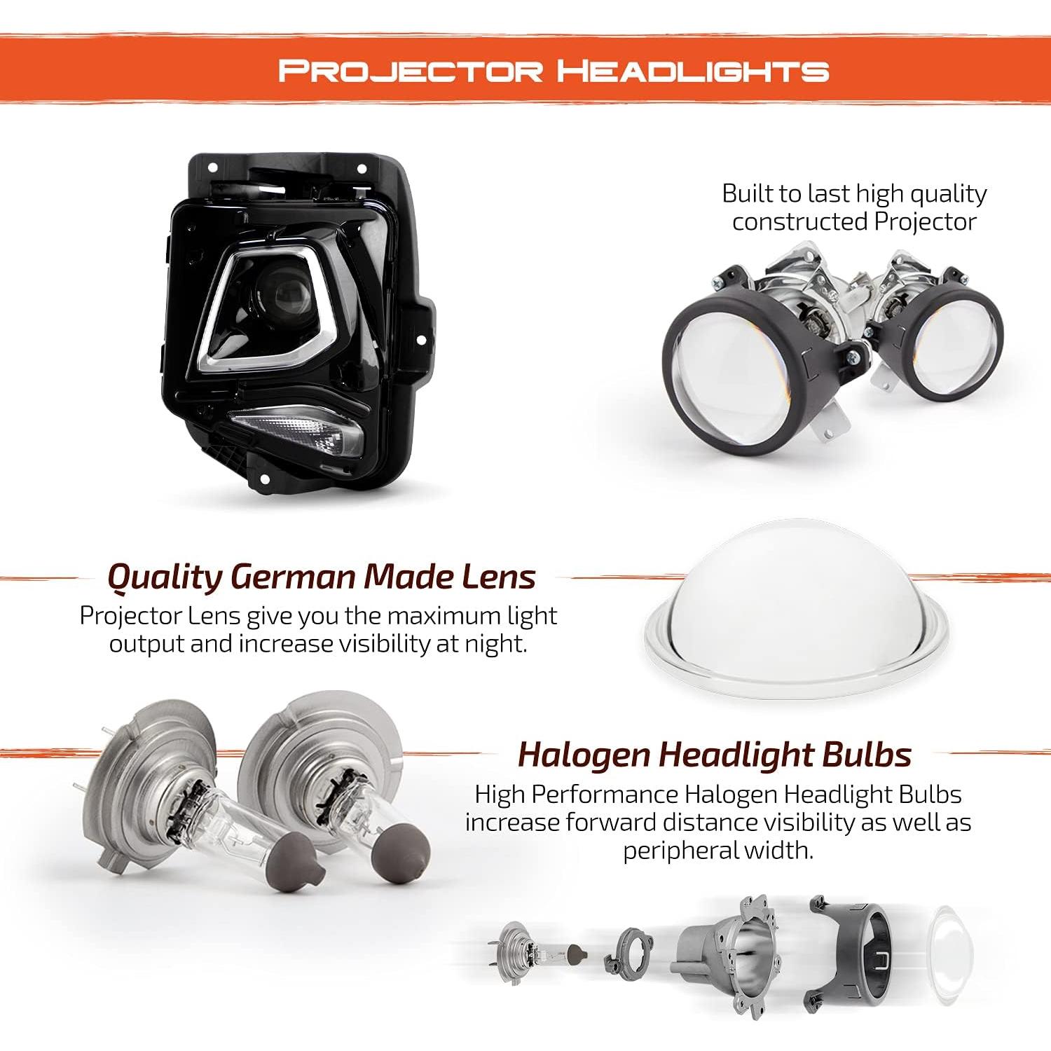 Faros Proyector AKKON para Chevrolet Blazer 2019-2022 HID