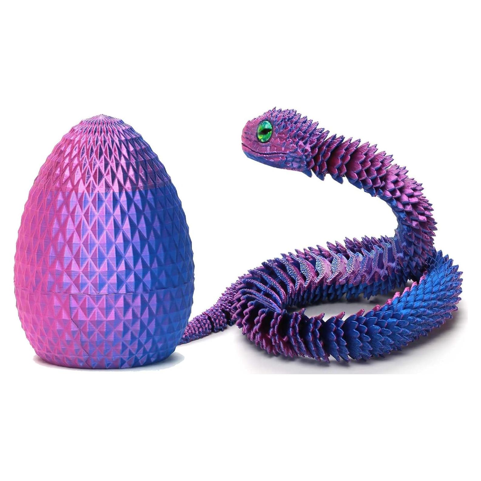 Huevo de Serpiente 3D Qxbuhe 30 cm Juguete Antiestrés