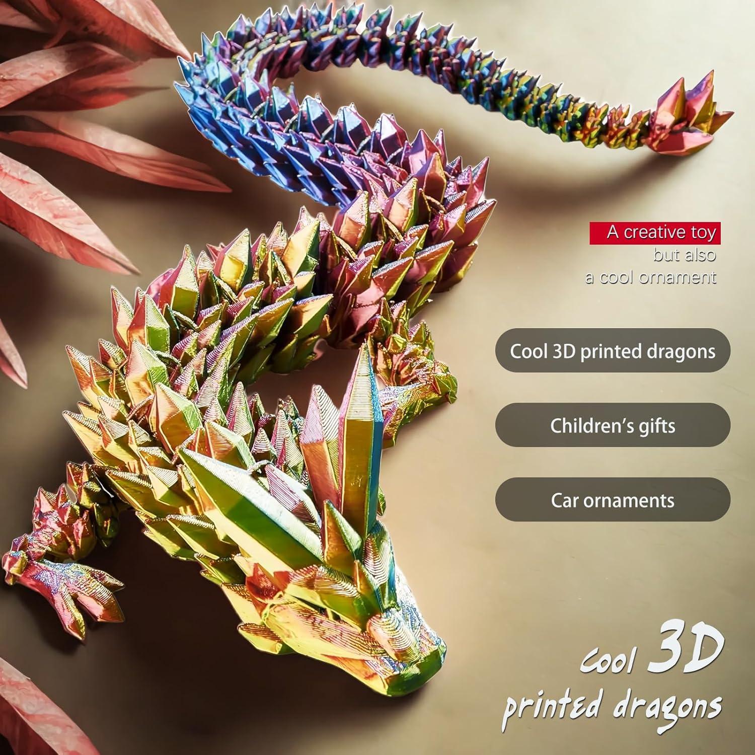 Huevo de Dragón 3D Qxbuhe 30 cm Rosa Colorido Decoración