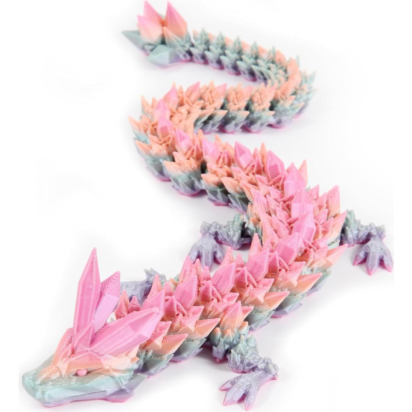 Huevo de Dragón 3D Qxbuhe 30 cm Rosa Colorido Decoración