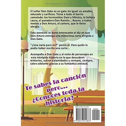 La Historia del Señor Don Gato: sentadito en su tejado (✅ ··· Novelas Cortas Basadas en Canciones Populares Infantiles ··· ✅) (Spanish Edition)