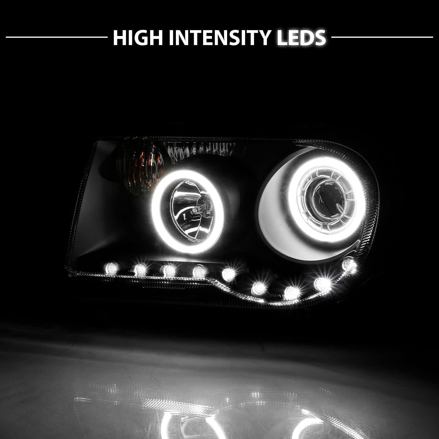 Faros Halógenos Proyector AmeriLite para Chrysler 300C 2005-2009