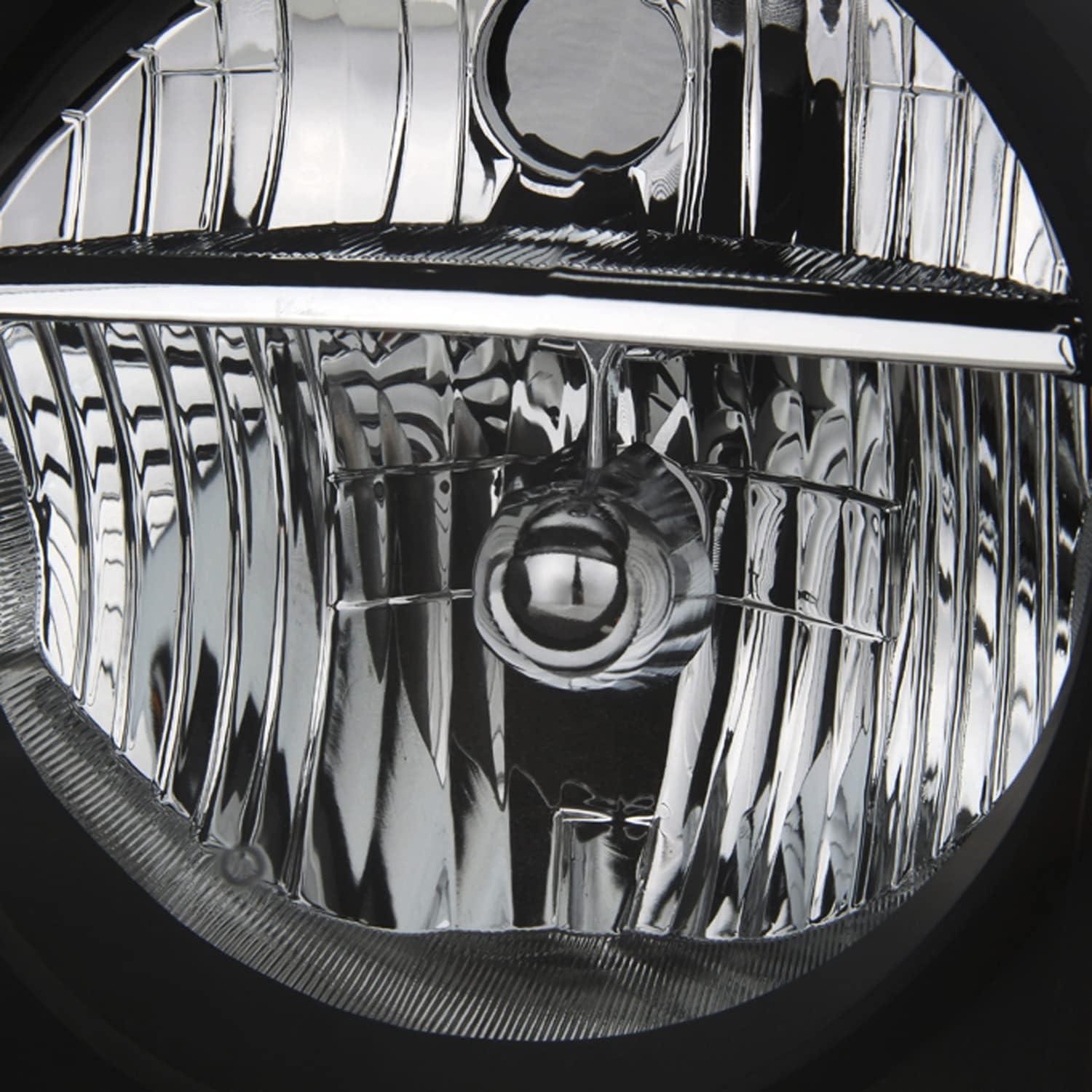 Faros Delanteros AKKON para Dodge Magnum 2005-2007 Carcasa Negra