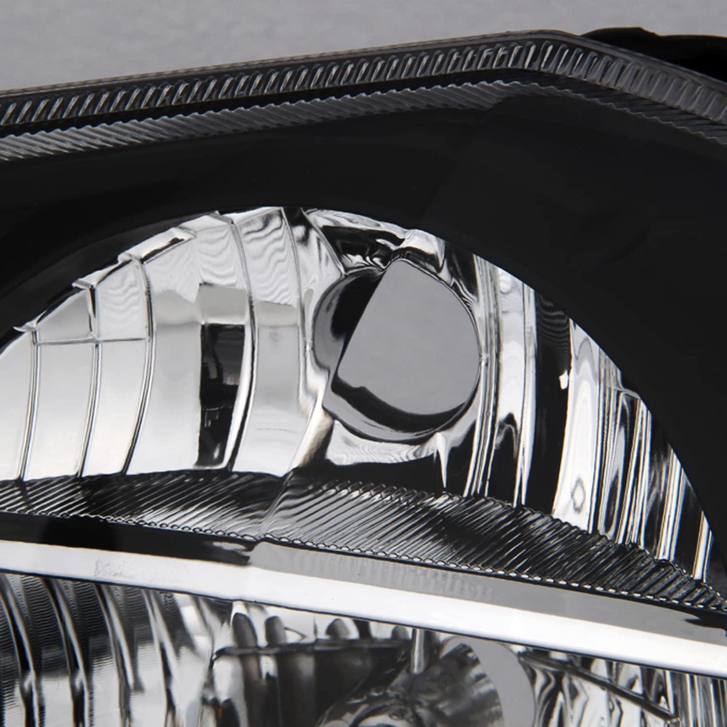 Faros Delanteros AKKON para Dodge Magnum 2005-2007 Carcasa Negra